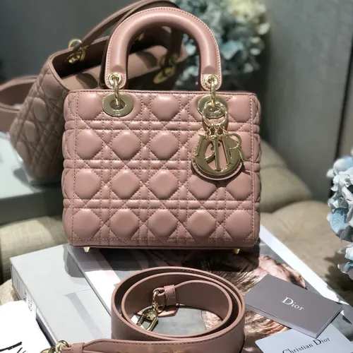 Dior Womens Bags Handbags Luxury Fashion LADY DIOR D-LITE BAG with Original Box