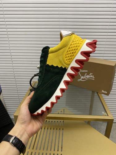 Christian Louboutin Mens Shoes Sneakers Luxury Brand Red Bottom Design Sports Footwears