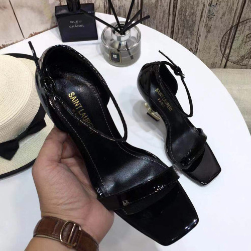 Yves Saint Laurent YSL Women Shoes Sandals Slippers Luxury Brand Genuine Leather Sole Womens Slippers with Original Box