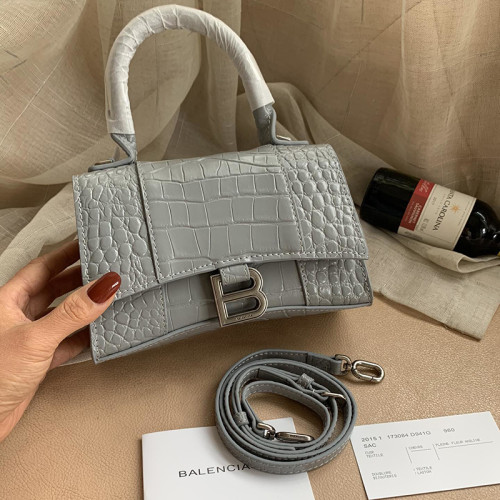 Balenciag Womens Bags Hourglass Small Top Handle Bag