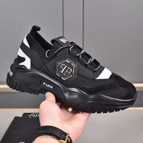 Philipp Plein Men Shoes Sneakers Low Top Sneaker Fashion Design Luxury Brand Trainer Predator TM with Original Box