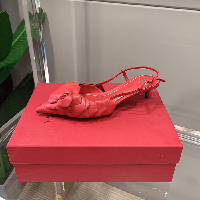 Valentino Womens Shoes VALENTINO GARAVANI ATELIER SHOES 03 ROSE EDITION SLINGBACK PUMP 40 MM