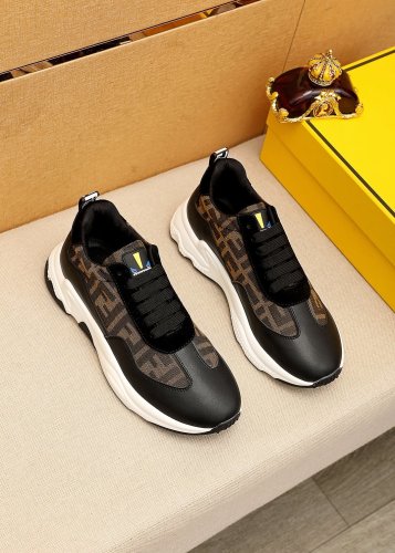 Fendi Mens Shoes Fashion Sneakers Luxury Brand Casual Shoes for Men with Original Box