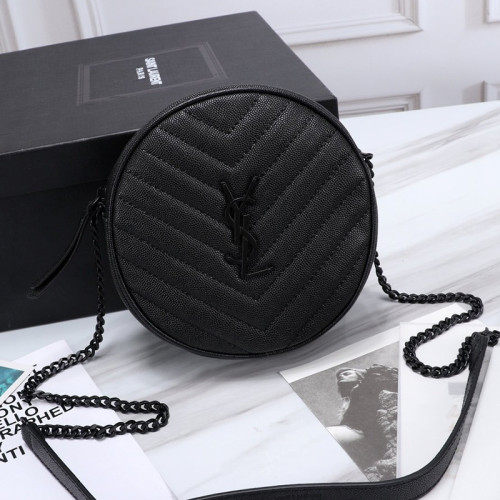 Saint Laurent YSL Womens Bag Designer Luxury Brand Women Shoulder Messenger Bags with Original Box Vinyle Round Messenger Bags