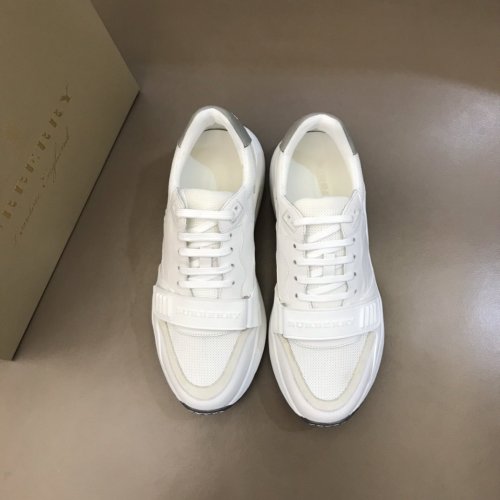 Burberry Mens Shoes Sneakers Fashion Type Luxury Brand Vintage Check Cotton Sneaker with Original Box