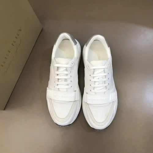 Burberry Mens Shoes Sneakers Fashion Type Luxury Brand Vintage Check Cotton Sneaker with Original Box