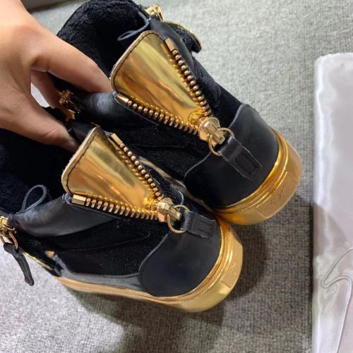 Giuseppe Zanotti Mens Shoes Luxury Brand High Top Sneakers Coby