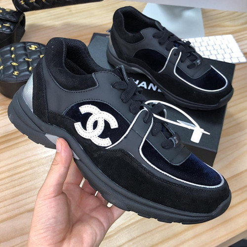 Chanel Mens Shoes Sneakers Luxury Brand Sports Shoes Breathable Design with Original Box