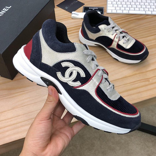 Chanel Mens Shoes Sneakers Luxury Brand Sports Shoes Breathable Design with Original Box