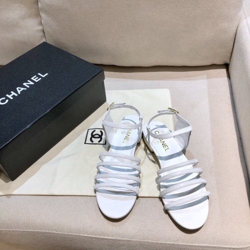 Chanel Womens Shoes Flat Sandals