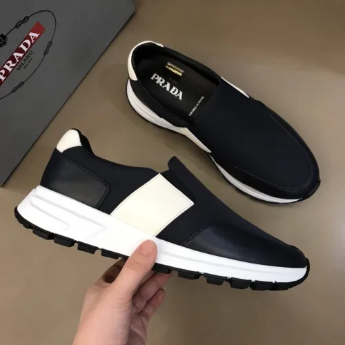 Prada Mens Shoes Sneakers Casual Shoes for Men Luxury Brand Breathable Fashion Sneakers with Original Box