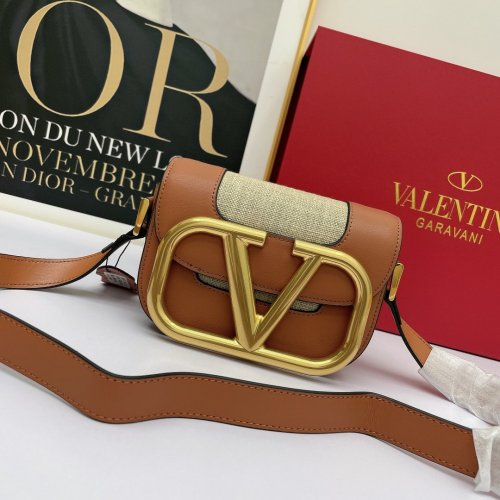 Valentino Womens Bags Crossbody Bag Luxury Brand SMALL SUPERVEE CROSSBODY CALFSKIN BAG with Original Box