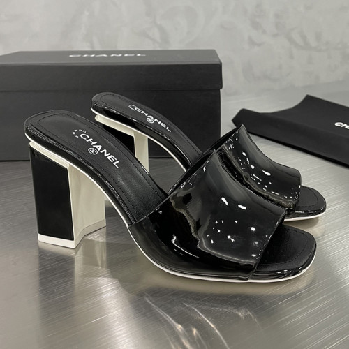 Chanel Womens Shoes Sandals Slippers Luxury Brand Design with Original Box 8.5cm Heel Women Slippers