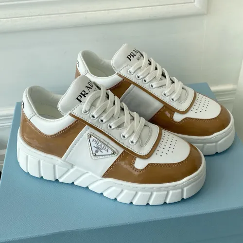 Prada Womens Shoes Casual Luxury Brand Breathable Sneakers with Original Box