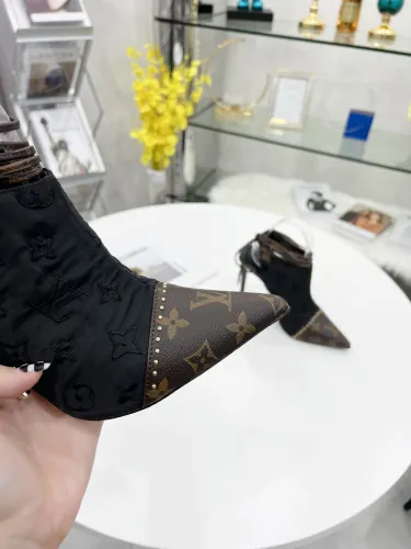 Louis Vuitton Womens Shoes Pumps Sandals Slippers Leather Design Luxury Brand Summer Fashion Sandals with Original Box 9.5cm Heel