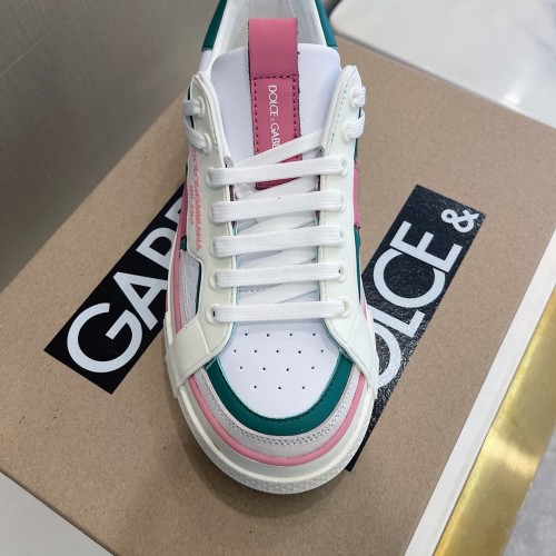Dolce&Gabbana Men Shoes Sneakers Luxury Brand Calfskin Custom 2.Zero sneakers CS1973AQ7118B441