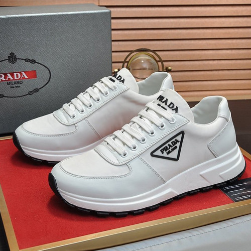 Prada Mens Shoes Sneakers Casual Shoes for Men Luxury Brand Breathable Fashion Sneakers with Original Box