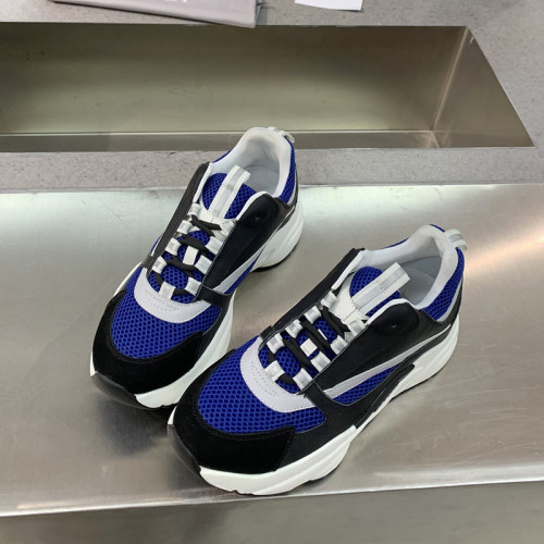 Dior Mens Shoes Sneakers Luxury Brand Breathable Design B22 SNEAKER with Original Box