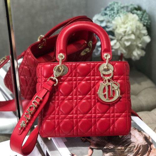 Dior Womens Bags Handbags Luxury Fashion LADY DIOR D-LITE BAG with Original Box