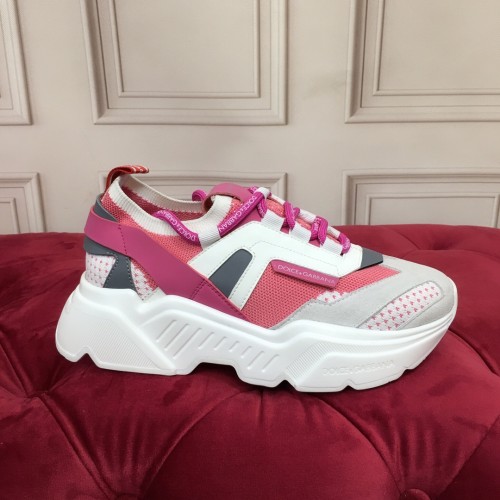 Dolce&Gabbana Men Shoes Sneakers Luxury Brand Mixed-material Daymaster sneakers with DG logo CS1941AQ7098B706
