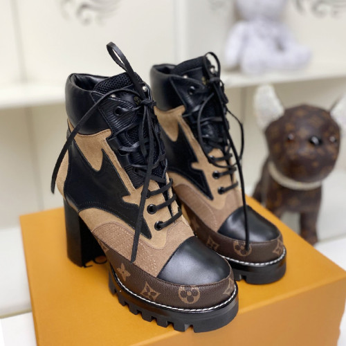 Louis Vuitton Women Shoes Boots Luxury Brand Design Fashion BLISS ANKLE BOOT with Original Box