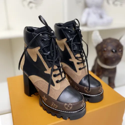 Louis Vuitton Women Shoes Boots Luxury Brand Design Fashion BLISS ANKLE BOOT with Original Box