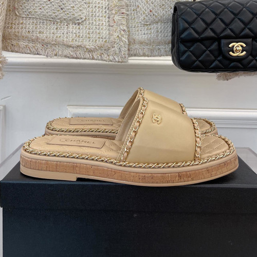 Chanel Womens Shoes Sandals Slippers Luxury Brand Design with Original Box