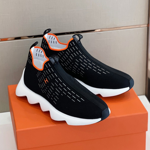 Hermes Mens Casual Shoes Fashion Sneakers Luxury Brand with Original Box
