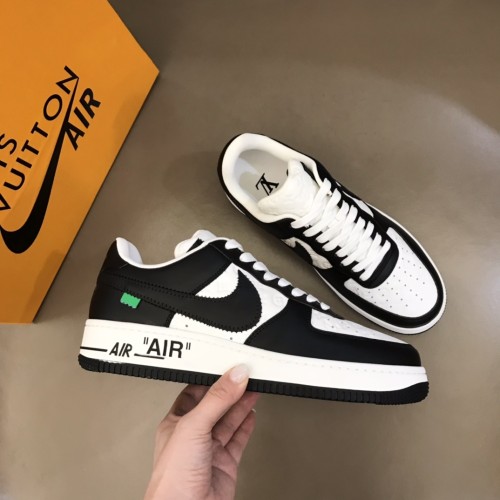 Louis Vuitton NIKE Off-White Men Shoes Fashion Sneakers Design Luxury Brand LVXNIKE Air Force Sneakers with Original Box