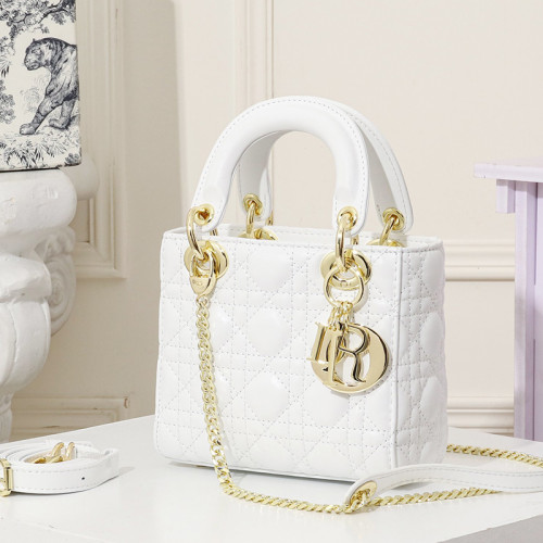 Dior Womens Bags Handbags Luxury Fashion LADY DIOR D-LITE BAG with Original Box