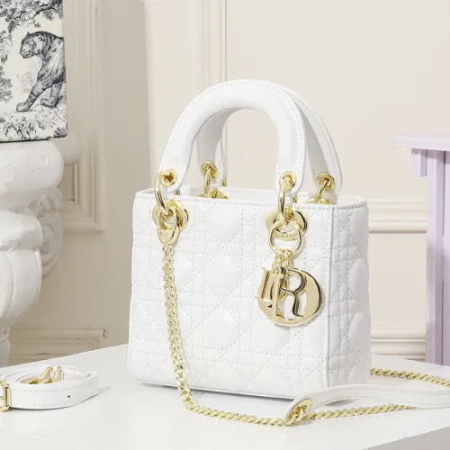 Dior Womens Bags Handbags Luxury Fashion LADY DIOR D-LITE BAG with Original Box