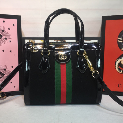 Gucci Womens Mens Bags Crossbody Handbags Luxury GG Shoulder Bag Leather Luxury Brand 547551 UQHBB 9885 GG Supreme Ophidia Small Tote Bag