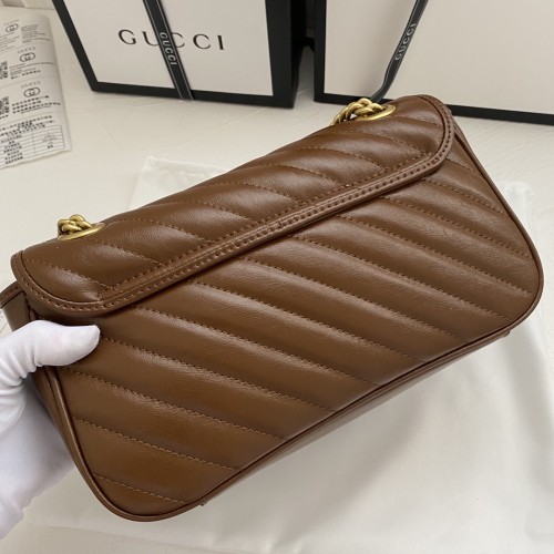 Gucci Womens Bags Shoulder Messenger Bag Luxury Brand Small GG Marmont bag with Original Box