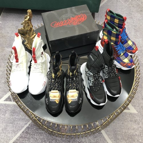 Versace Men Womens Shoes Sneakers Fashion Design Luxury Brand