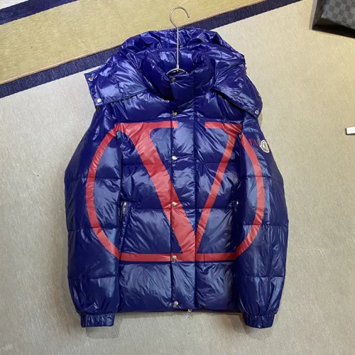 Moncler X Valentino Design Mens Womens Winter Windprood Down Jackets Keep Warm 90% White Duck Down