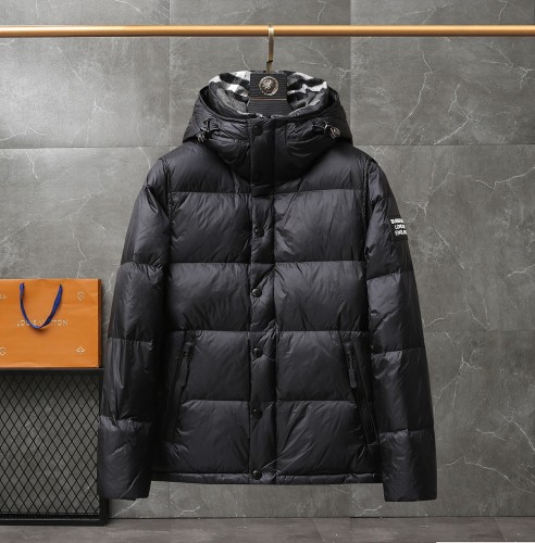Burberry Design Mens Womens Winter Windprood Down Jackets Keep Warm 90% White Duck Down