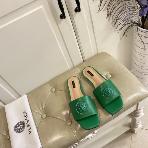 Versace Womens Shoes Flat Sandals
