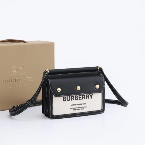 Burberry Womens Bag Mini Horseferry Print Title Bag with Pocket Detail
