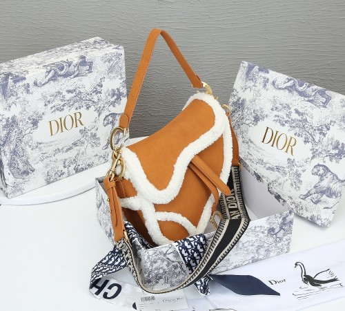 Dior Womens Bag Saddle Bag Luxury Brand Fashion SADDLE BAG with Original Box
