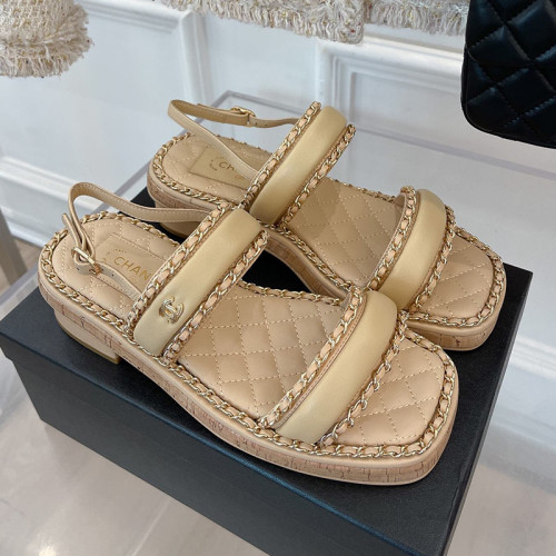 Chanel Womens Shoes Sandals Slippers Luxury Brand Design with Original Box