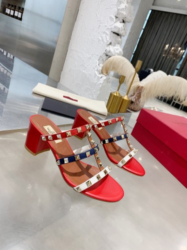 Valentino Women Shoes Mule Flip Flop Sandals ROMAN STUD SLIDE SANDAL IN QUILTED NAPPA with Original Box Luxury Brand