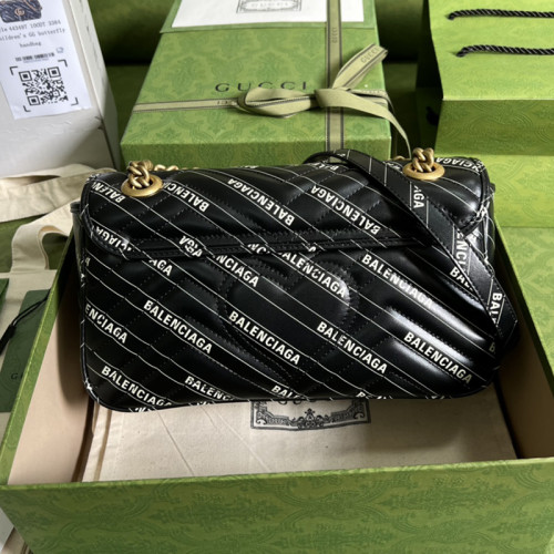 Gucci Womens Bags Shoulder Messenger Bag Luxury Brand The Hacker Project small GG Marmont bag 443497 UK5AT 1089