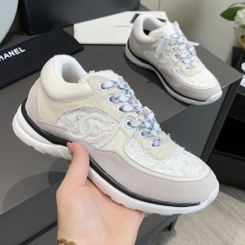 Chanel Mens Shoes Sneakers Luxury Brand Sports Shoes Breathable Design with Original Box