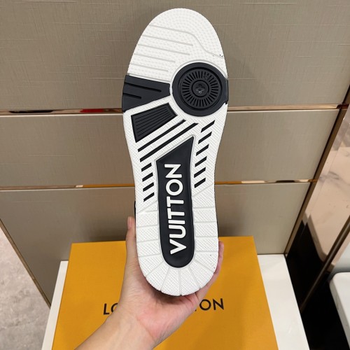 Louis Vuitton Men Shoes Fashion Sneakers Design Luxury Brand LV TRAINER SNEAKER with Original Box 1A9ZC2