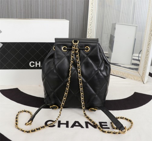 Chanel Womens Bags Drawstring Backpack