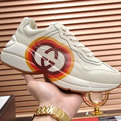 Gucci Womens Shoes Sneakers Fashion Type Luxury Brand Design Rhyton Sneaker with Original Box