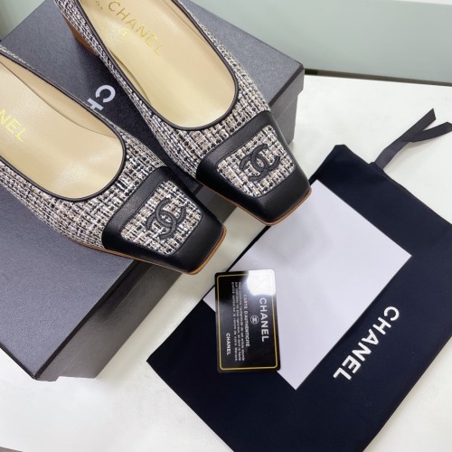 Chanel Womens Shoes Pumps Fashion Sandals Summer Design 4cm Heel Luxury Brand Design with Original Box