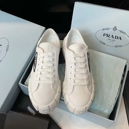 Prada Womens Shoes Sneakers Lace-Up Luxury Brand Fashion Sneakers for Women with Original Box