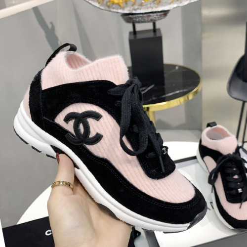 Chanel Mens Shoes Sneakers Luxury Brand Sports Shoes Breathable Design with Original Box