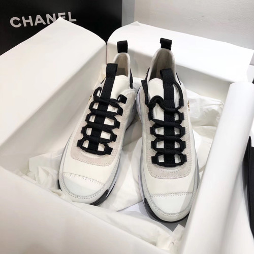 Chanel Men Shoes Sneakers Fashion Design Luxury Brand Lace-Up Sports Shoes with Original Box